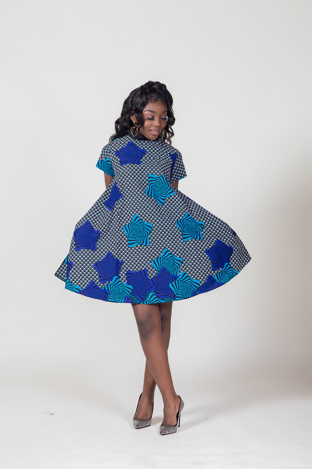 Ankara circle outlet gown